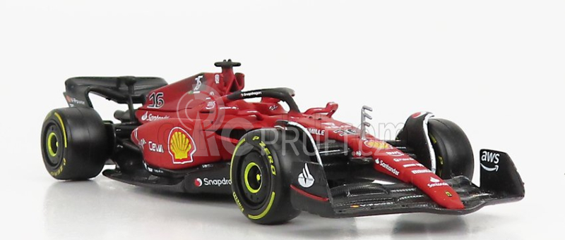 Bburago Ferrari F1-75 Scuderia Ferrari N 16 Season 2022 Charles Leclerc 1:43, červená