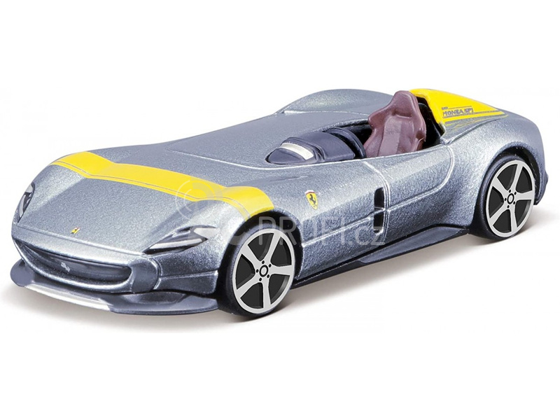 Bburago Ferrari Monza SP1 1:43 stříbrná