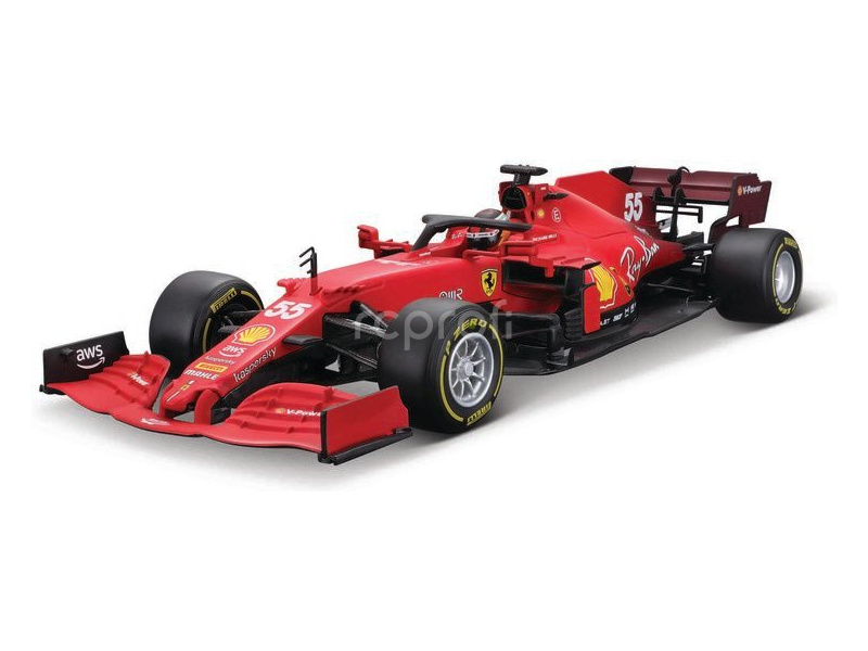 Bburago Ferrari SF21 1:18 #55 Carlos Sainz