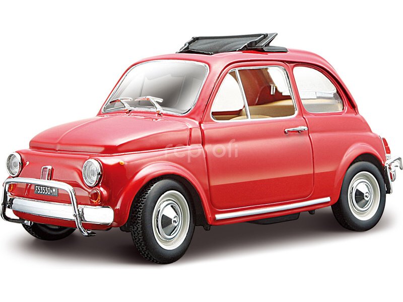 Bburago Fiat 500L 1968 1:24 červená