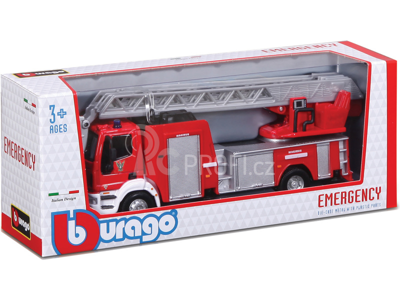 Bburago hasičská auta (sada 18ks)