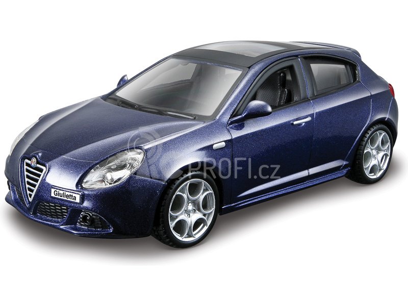 Bburago Kit Alfa Romeo Giulietta 1:32 modrá metalí