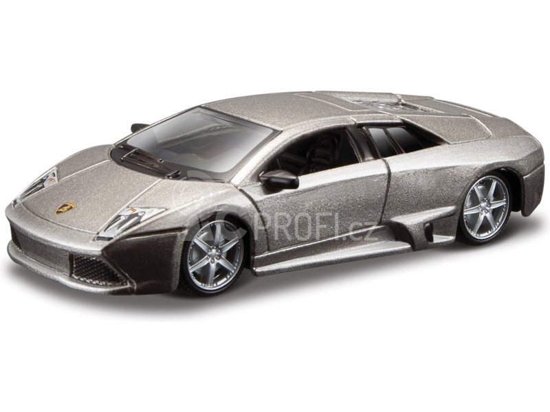 Bburago Lamborghini Murciélago LP 640 1:64 šedá metalíza