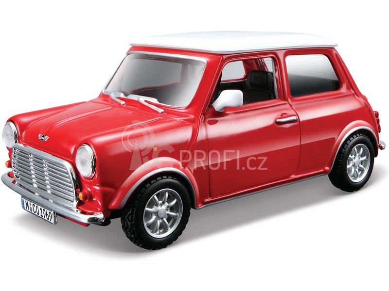 Bburago Mini Cooper 1969 1:32 červená