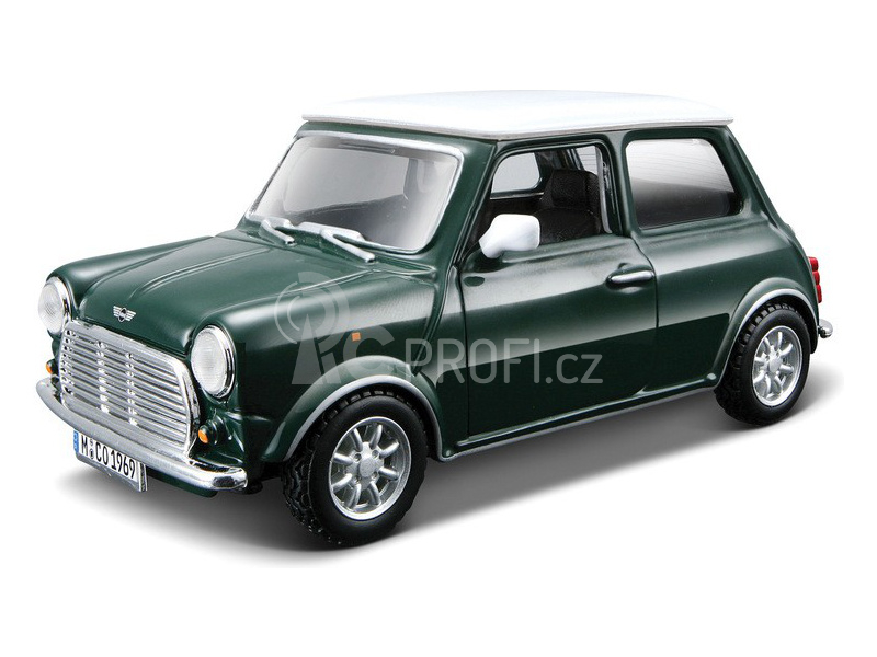 Bburago Mini Cooper 1969 1:32 zelená