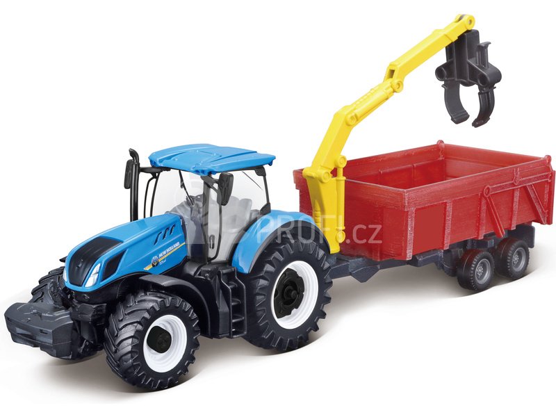 Bburago New Holland T7.315 s drapákem