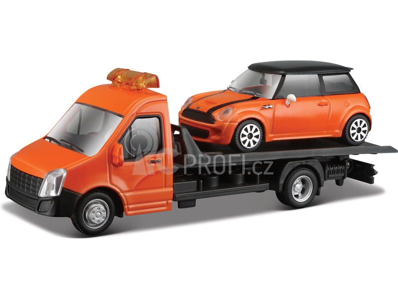 Bburago odtahovka s Mini Cooper S