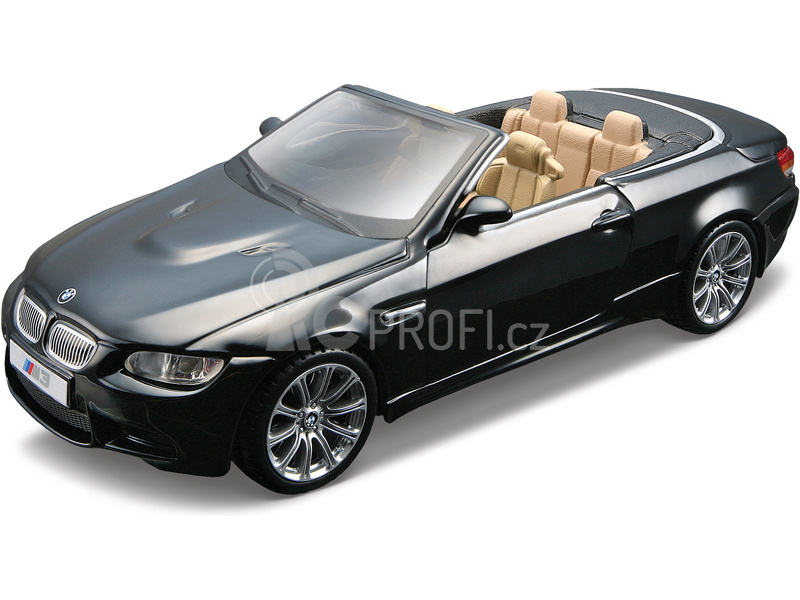 Bburago Plus BMW M3 Cabriolet 1:32 černá