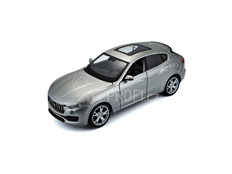 Bburago Plus Maserati Levante 1:24 stříbrná