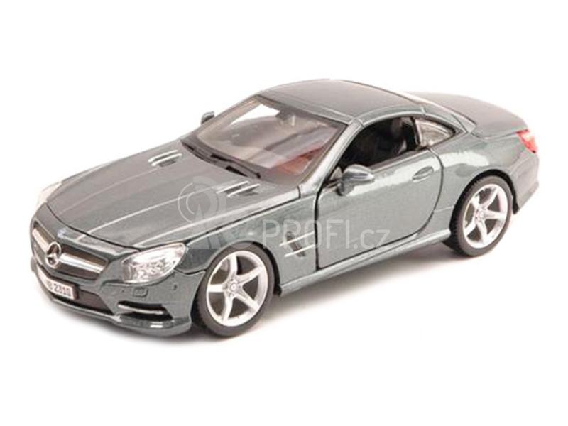 Bburago Plus Mercedes-Benz SL 500 Hardtop 1:24 stříbrná