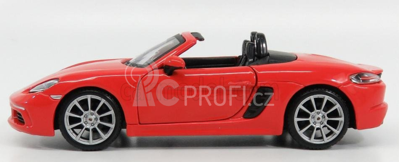 Bburago Porsche 718 Boxster 1:24 oranžová