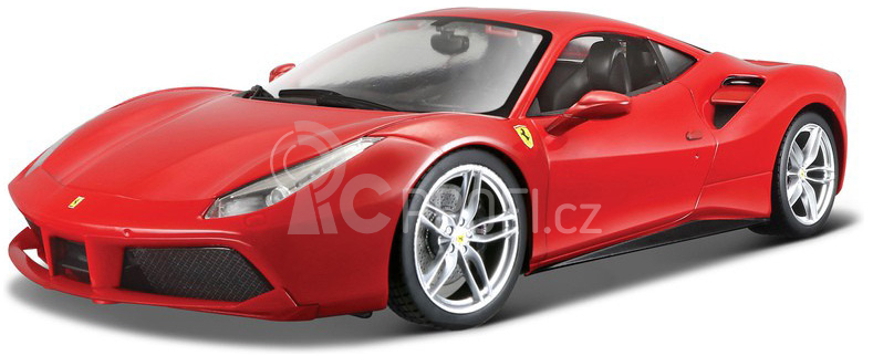Bburago Signature Ferrari 488 GTB 1:43 červená