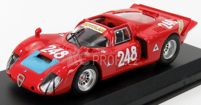 Best-model Alfa romeo 33.2 N 248 Targa Florio 1969 Pinto - Alberti 1:43 Red