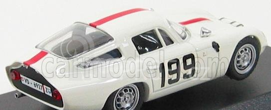 Best-model Alfa romeo Tz1 N 199 Monza 1964 D.nabokov 1:43 Bílá Červená