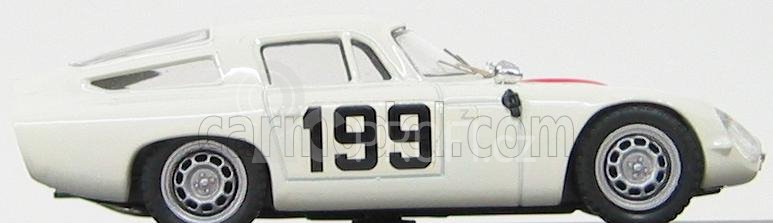 Best-model Alfa romeo Tz1 N 199 Monza 1964 D.nabokov 1:43 Bílá Červená