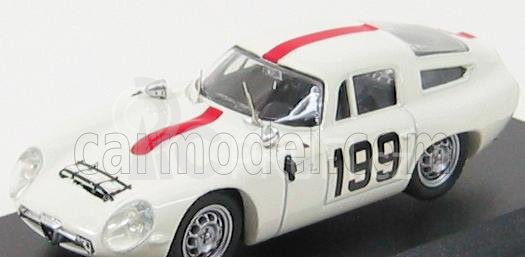 Best-model Alfa romeo Tz1 N 199 Monza 1964 D.nabokov 1:43 Bílá Červená