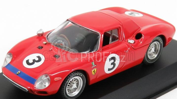 Best-model Ferrari 250lm N 3 Winner 12h Surfers Paradise 1966 J.stewart 1:43 Red