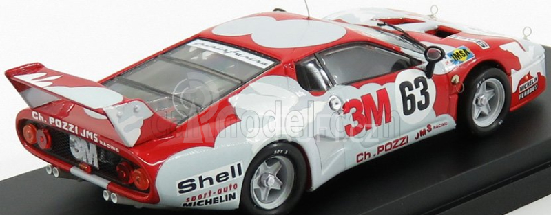 Best-model Ferrari 512bb Lm 4.9l Team Jms Charles Pozzi 3m N 63 1:43, světle šedá