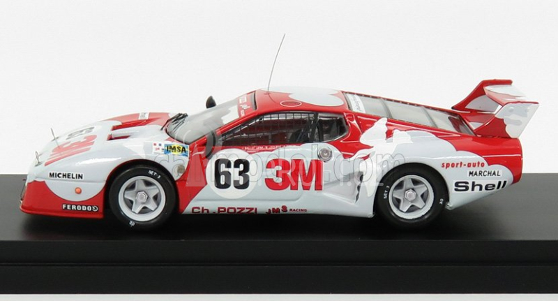 Best-model Ferrari 512bb Lm 4.9l Team Jms Charles Pozzi 3m N 63 1:43, světle šedá