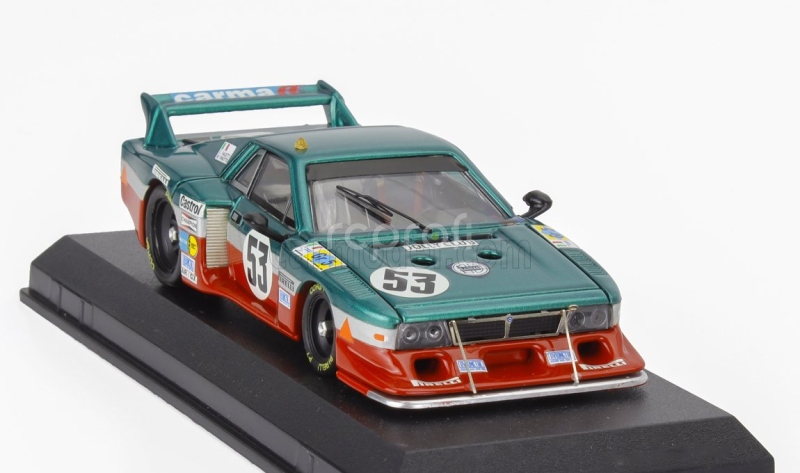 Best-model Lancia Beta Montecarlo Turbo Team Lancia Corse N 53 24h Le Mans 1980 Carlo Facetti - Martino Finotto 1:43 Zelená Červená