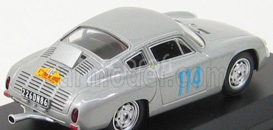 Best-model Porsche 1600gs Abarth N 114 Tour De Corse 1960 Bouchet - Mairesse 1:43 Silver