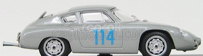 Best-model Porsche 1600gs Abarth N 114 Tour De Corse 1960 Bouchet - Mairesse 1:43 Silver