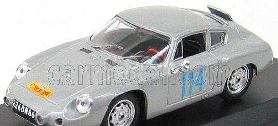 Best-model Porsche 1600gs Abarth N 114 Tour De Corse 1960 Bouchet - Mairesse 1:43 Silver