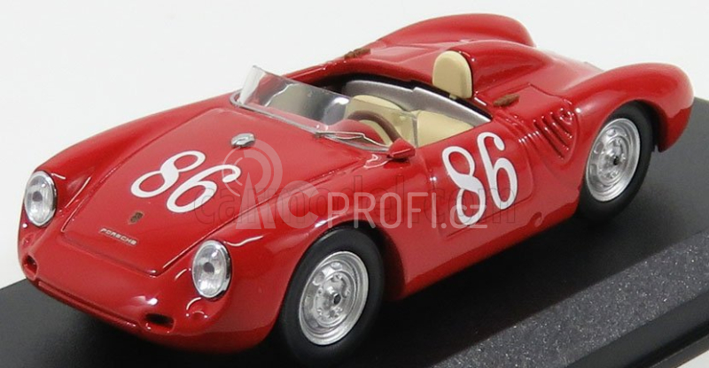 Best-model Porsche 550rs N 86 Governator's Trohpy 1958 F.campell 1:43 Red