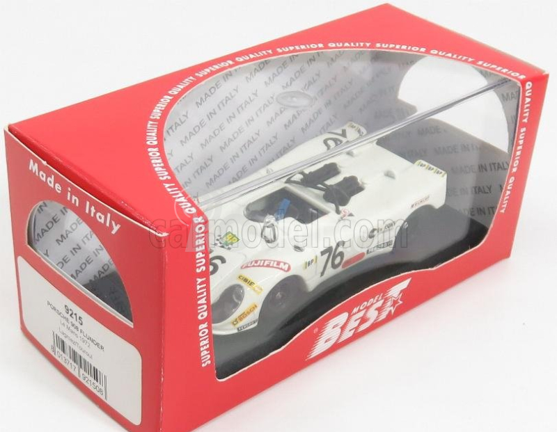 Best-model Porsche 908/2 Flunder N 76 24h Le Mans 1972 Lagniez - Touroul 1:43 Bílá