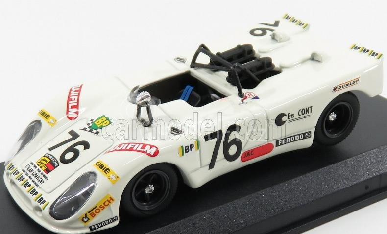 Best-model Porsche 908/2 Flunder N 76 24h Le Mans 1972 Lagniez - Touroul 1:43 Bílá