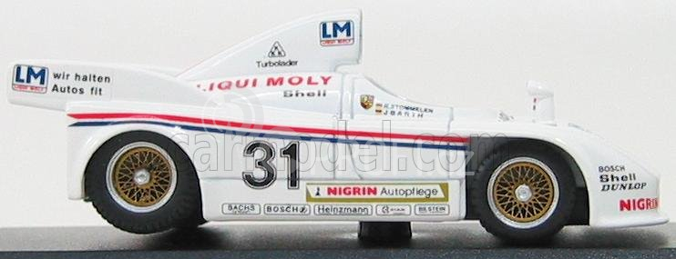 Best-model Porsche 908/4 N 31 Nurburgring 1980 Stommelen - Barth 1:43 Bílá