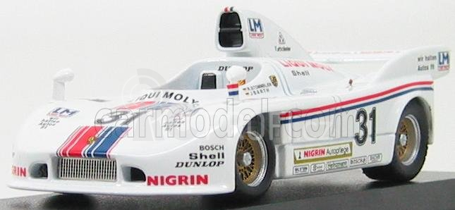 Best-model Porsche 908/4 N 31 Nurburgring 1980 Stommelen - Barth 1:43 Bílá