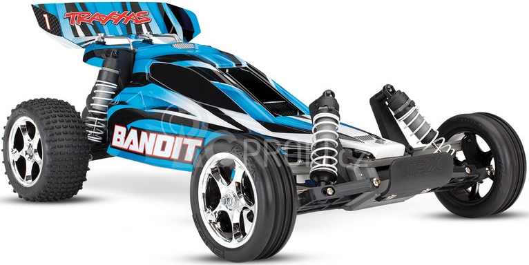 RC auto Traxxas Bandit 1:10 RTR, modročerná