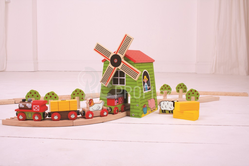 Bigjigs Rail Větrný mlýn