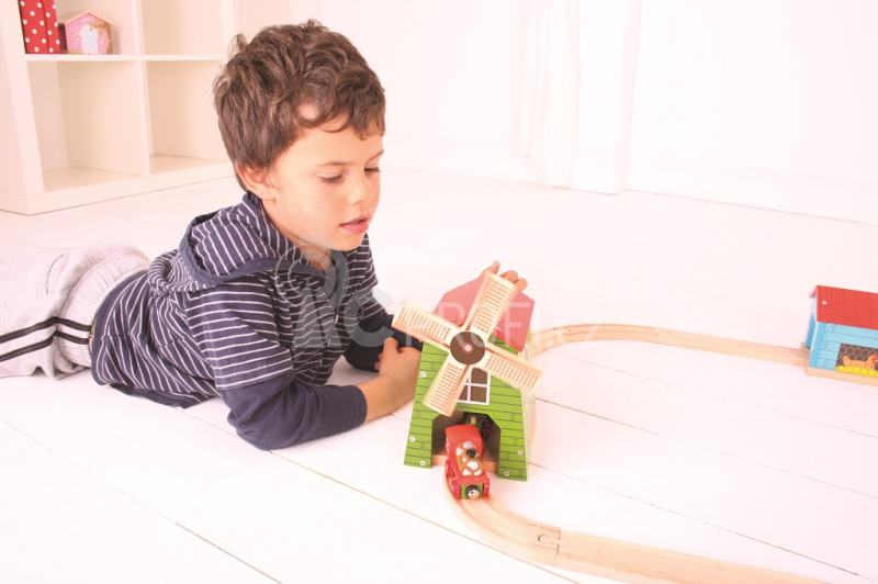 Bigjigs Rail Větrný mlýn