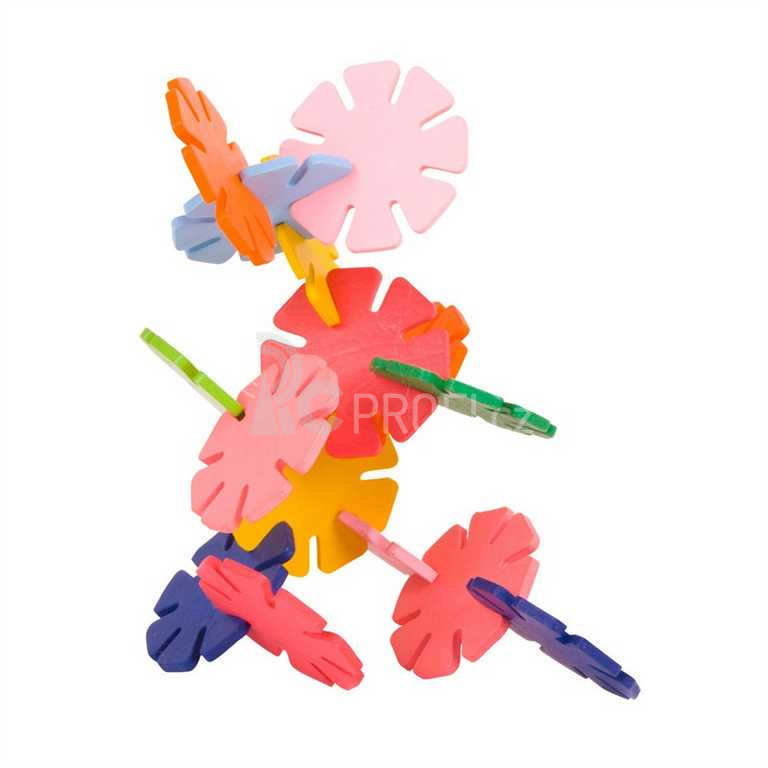 Bigjigs Toys Dřevěná stavebnice Daisy fun