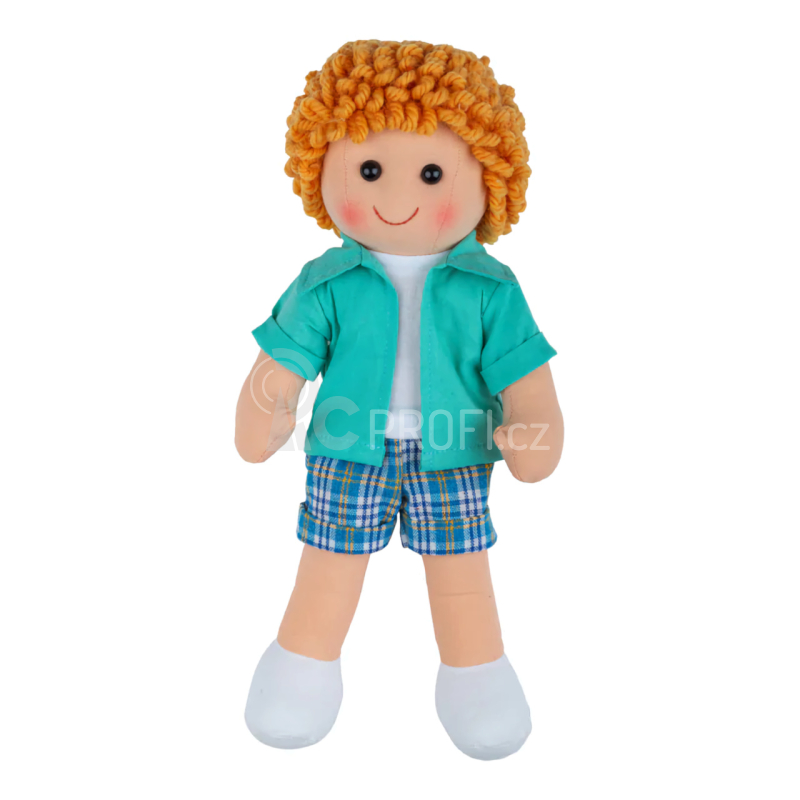 Bigjigs Toys Látková panenka Jacob 28 cm