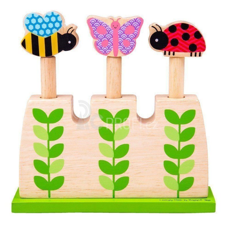 Bigjigs Toys Nasazovací věž Garden
