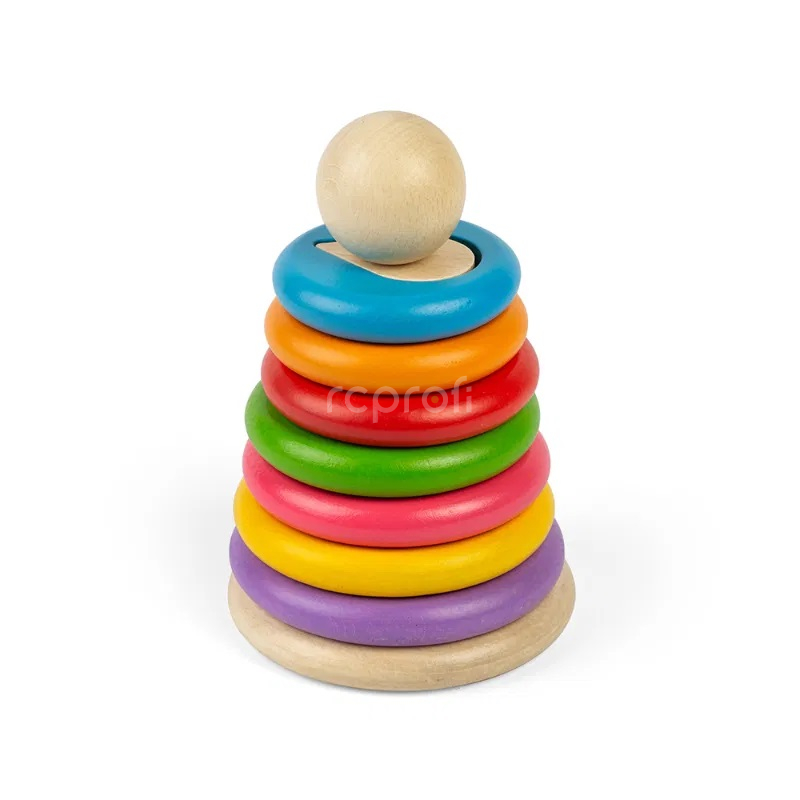 Bigjigs Toys Nasazování tvarů na tyč