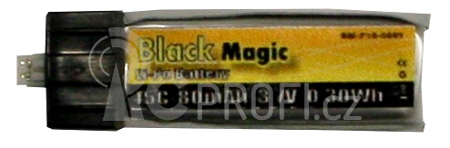 Black Magic LiPol 3.7V 80mAh 15C EFL