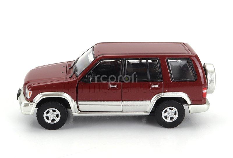 Bm-creations Isuzu Trooper Big Horn 1998 1:64 Červená Stříbrná