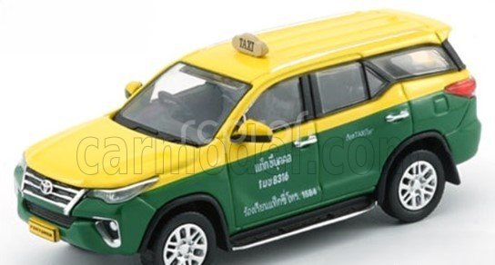 Bm-creations Toyota Fortuner Thailand Taxi 2023 1:64 Zelená Žlutá