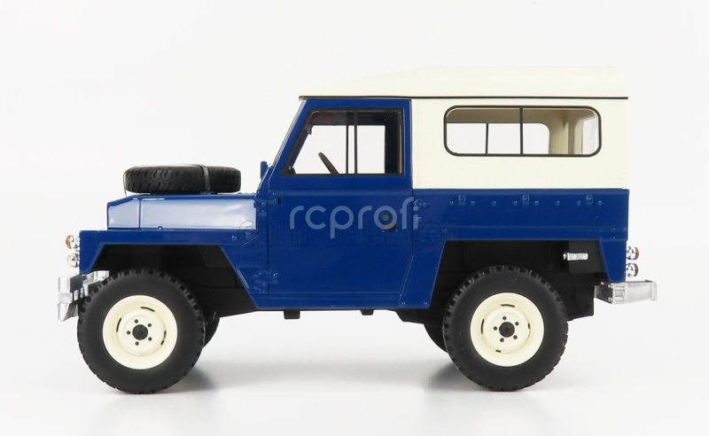 Bos-models Land rover Land 90 Ii Series Lightweight Soft-top Closed 1973 1:18 Modrá Bílá