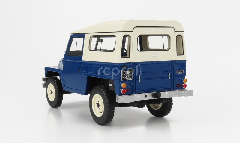 Bos-models Land rover Land 90 Ii Series Lightweight Soft-top Closed 1973 1:18 Modrá Bílá