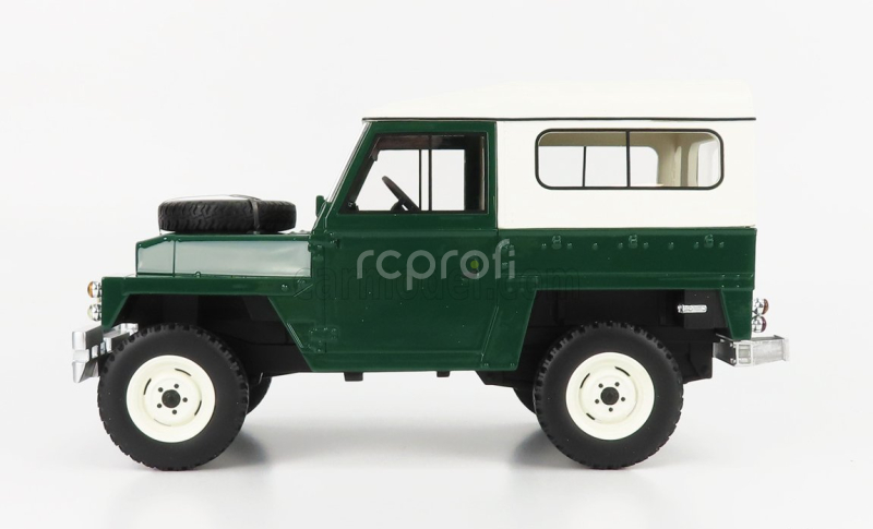 Bos-models Land rover Land 90 Ii Series Lightweight Soft-top Closed 1973 1:18 Zelená Bílá