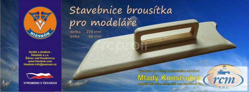 Brousítko pro modeláře-stavebnice Hiesb.
