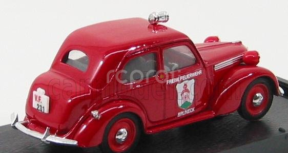 Brumm Fiat 1100 E Vigili Del Fuoco Di Brunico 1947 - Fire Engine 1:43 Red