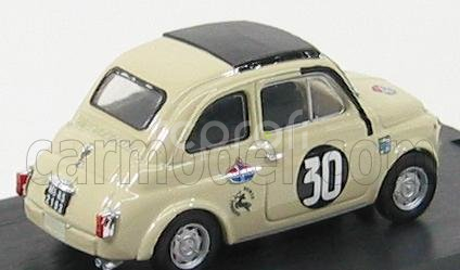 Brumm Fiat 500tv Giannini N 30 Coppa Carri Monza 1966 Campione D'italia Maurizio Zanetti 1:43 Ivory