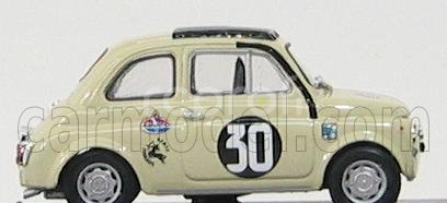Brumm Fiat 500tv Giannini N 30 Coppa Carri Monza 1966 Campione D'italia Maurizio Zanetti 1:43 Ivory