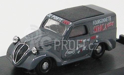 Brumm Simca 5 Van Salone Auto Parigi 1936 1:43 Grey
